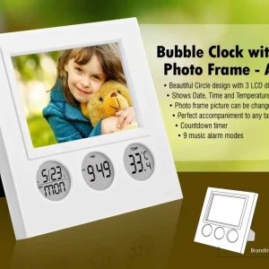 A101 – Bubble Clock with Photo Frame
